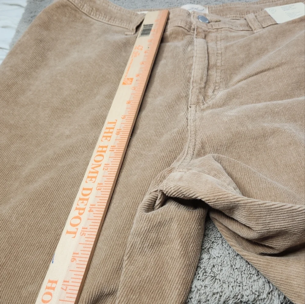 Women's High-Rise Corduroy Sailor Wide Leg Ankle Jeans Universal Thread Brown 17 - Picture 13 of 15
